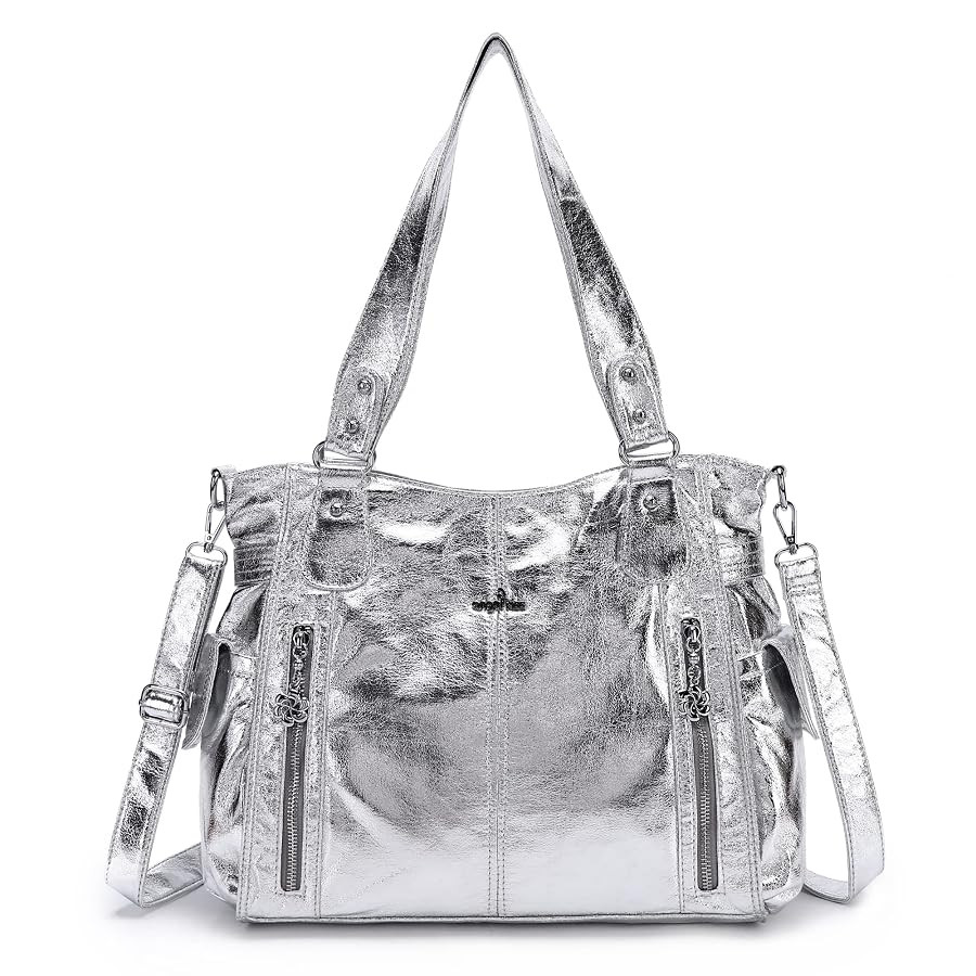 Angel Kiss Handbags for Womens Top-Handle Hobo Purse Roomy Casual Shoulder Bags PU Tote Satchel P... | Amazon (US)