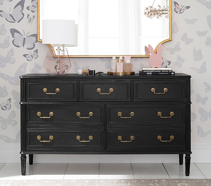 Rosalie 7-Drawer Dresser (56w x 19d") | Pottery Barn Kids