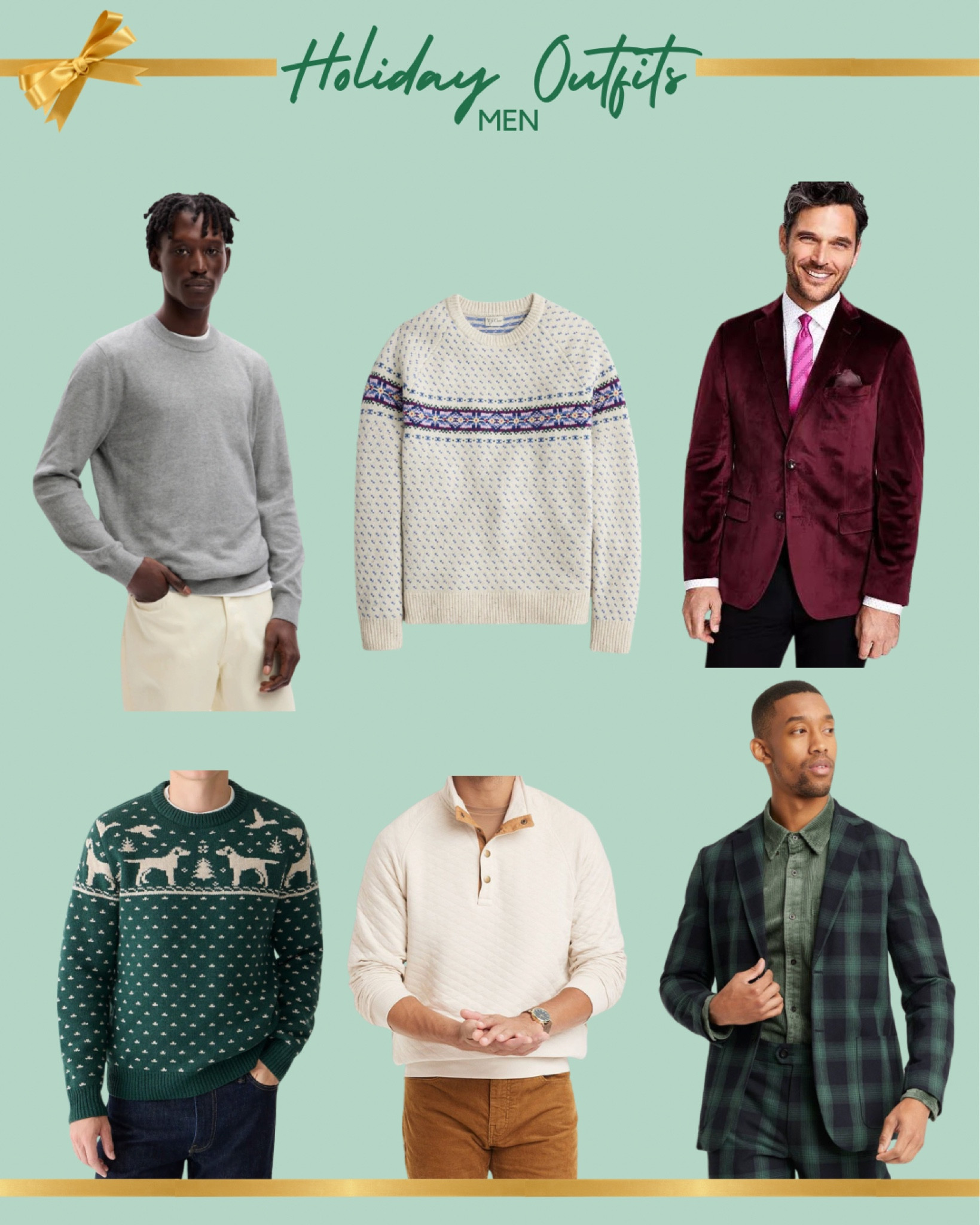 Men’s holiday looks. 

#menssweater #mensblazer #mensholidayoutfit #mensholiday #menspartyoutfit #mensgifts

#LTKHoliday #LTKmens #LTKSeasonal