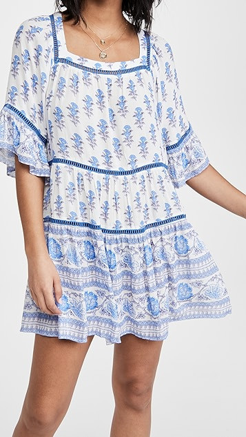 Drop Waist Border Print Dress | Shopbop