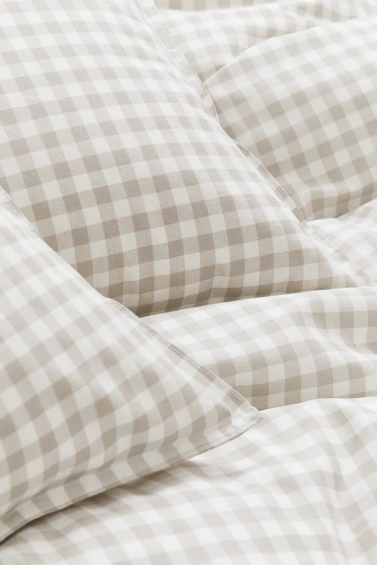 Patterned King/Queen Duvet Cover Set | H&M (US + CA)