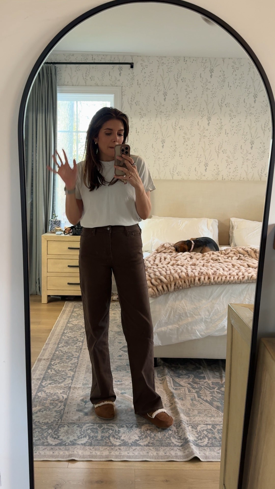 Restock alert in sizes xxs, XS, and xxl! Size down one. I wear an XS. Brown pants from Walmart only $16!!

#LTKOver40 #LTKFindsUnder50