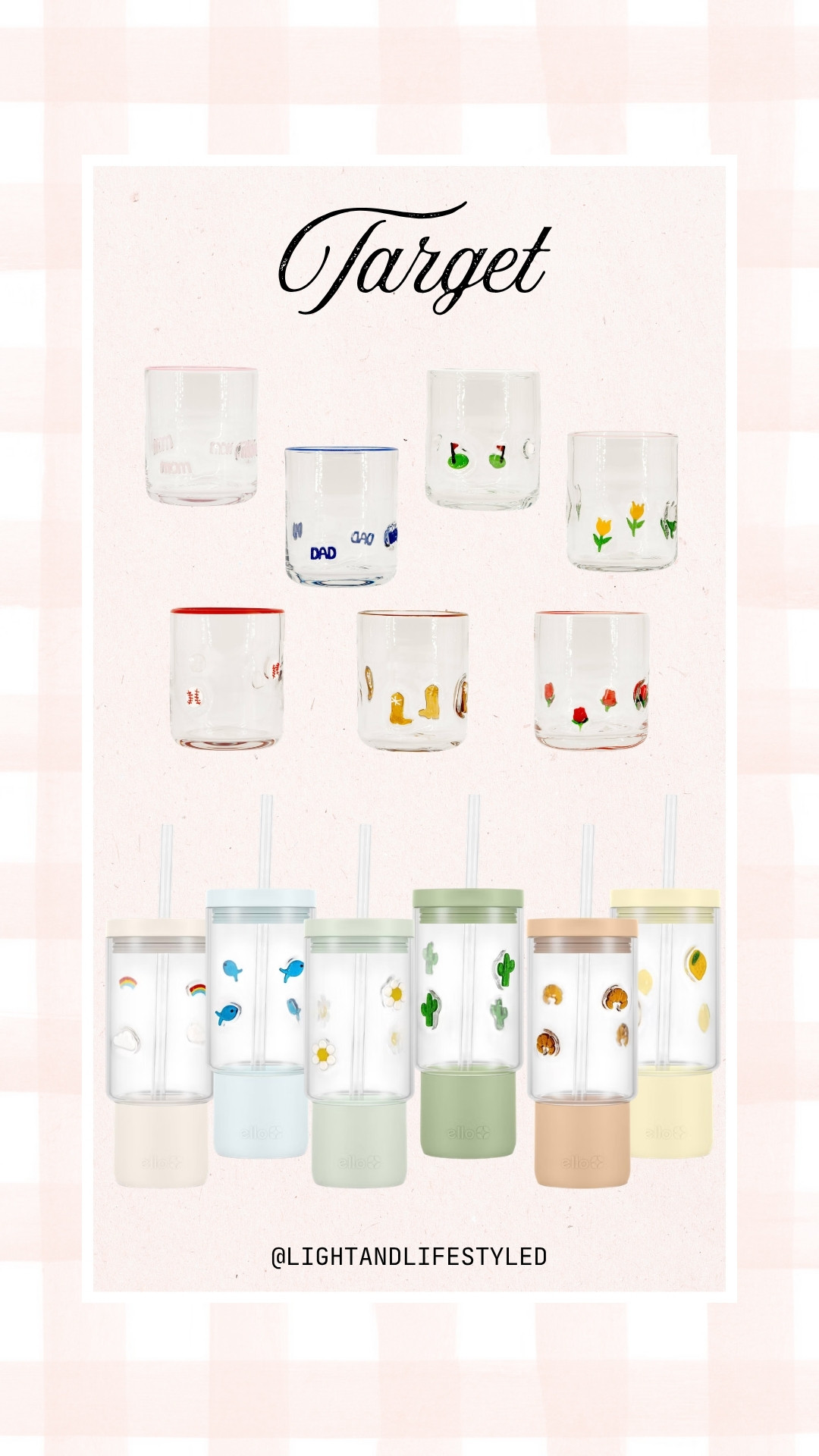 The cutest Target icon glasses and tumblers for spring!!🌷 

spring, summer, cup, icon cups, anthropologie look for less, @target 

 #LTKSeasonal #LTKHome