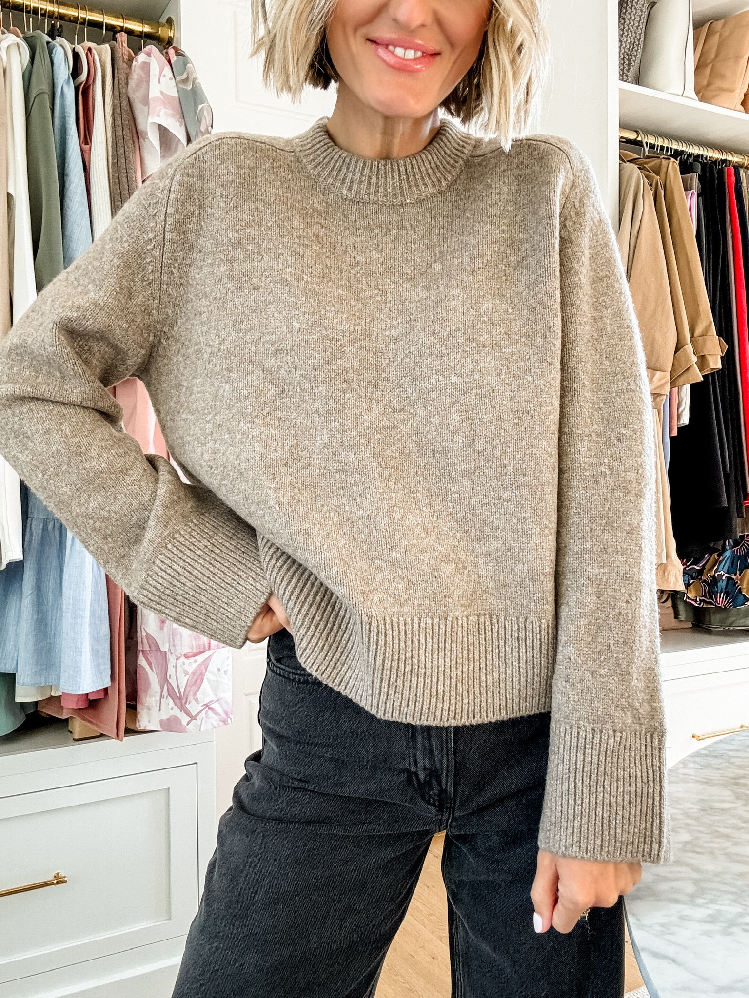 Love this sweater I just got from Abercrombie! Use my code AFLOVERLY for 15% off this outfit - wearing XS/25!

Loverly Grey, Abercrombie finds, fall looks, fall outfits, sweater, wide leg jeans

#LTKSaleAlert #LTKStyleTip #LTKSeasonal