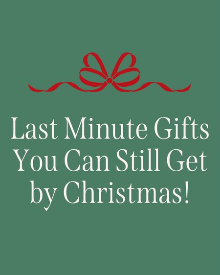 Last minute gifts you can still get by Christmas!

#LTKHoliday #LTKGiftGuide #LTKsalealert