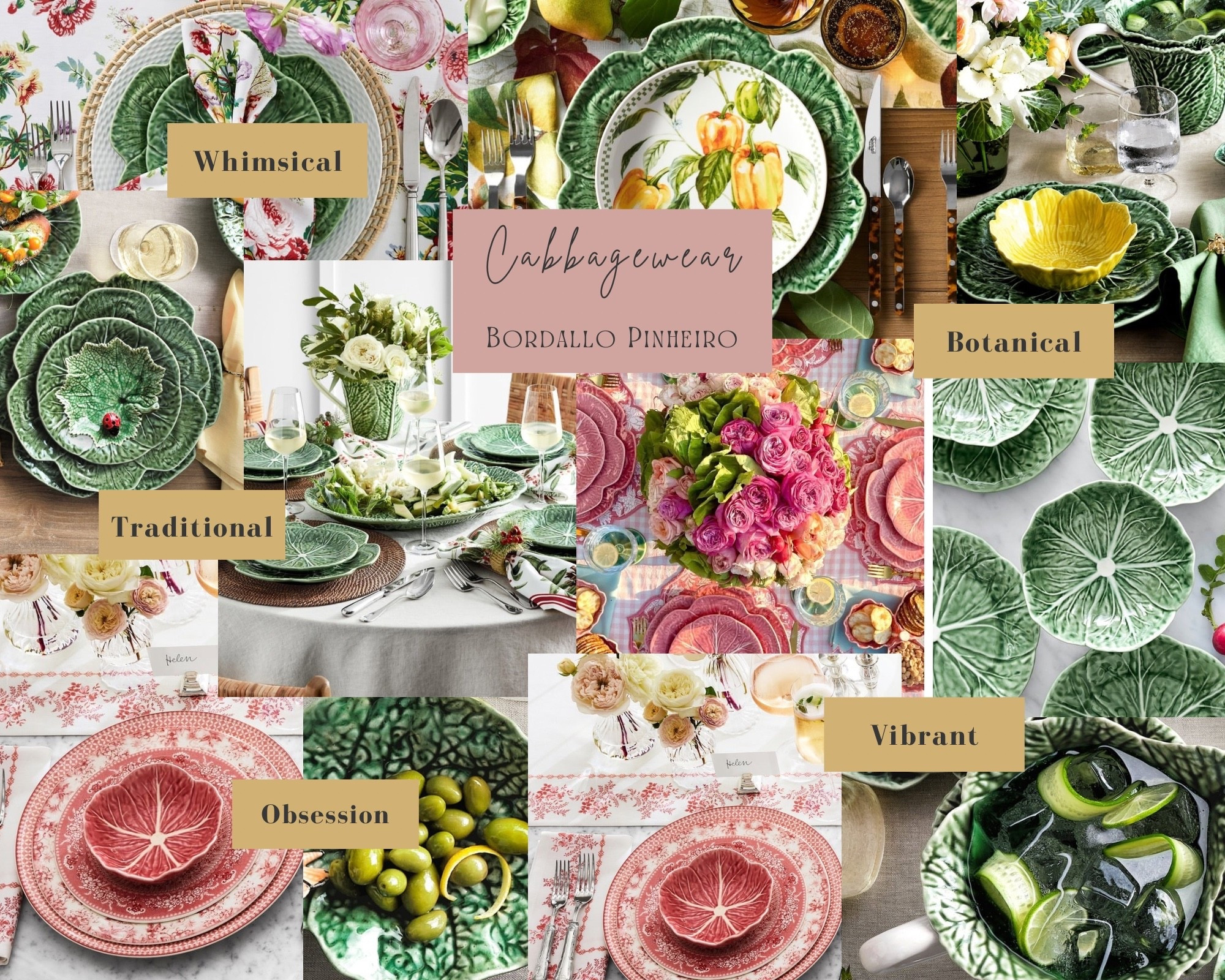 Getting ready for spring? This is my perfect table setting. What’s your’s? 
#williamsonoma #Bordallopinheiro #cabbage 

#LTKHome #LTKdayinmylife #LTKSeasonal