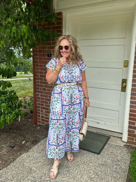 Ready for 4th of July? This dress is the sweetest with mermaids on it! It’s added my own gold belt and gold sandals for a dressier look. 

My purse is on BIG sale! 

Loft dress Kate spade bag July 4th outfit summer dress 

#LTKMidsize #LTKSummerSales #LTKOver40
