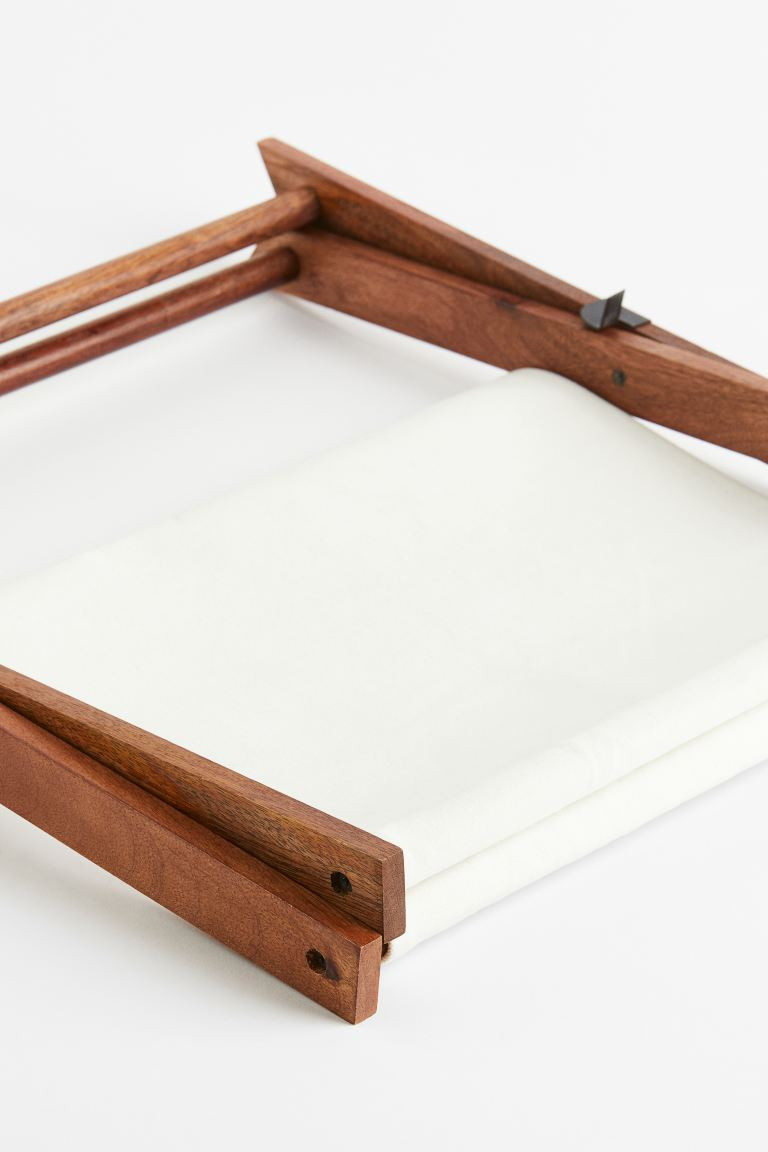 Mango Wood and Cotton Magazine Rack | H&M (US + CA)