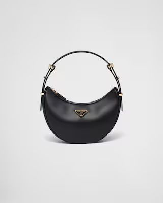 Prada Arqué leather shoulder bag | Prada US