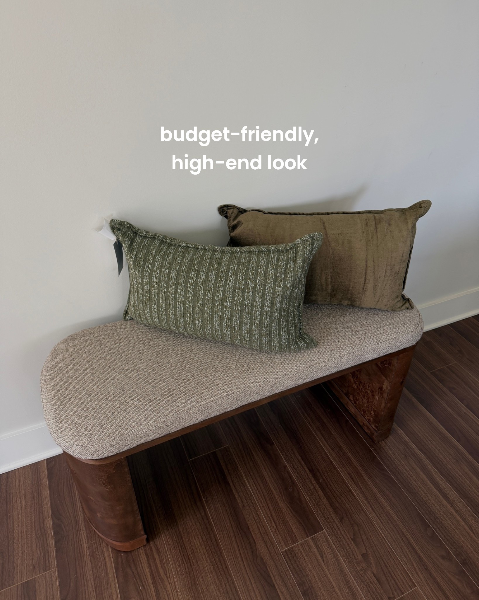 absolutely in love with this gorgeous bench from @Target! only $200 but looks extremely high-end and feels high quality. pillows were a Home Goods find.

#LTKHome #LTKSaleAlert #LTKvlog