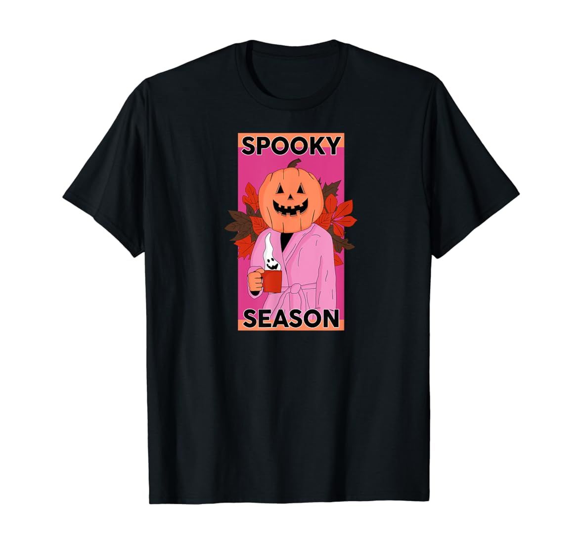 Spooky Szn Season Pumpkin Head Cute Halloween T-Shirt | Amazon (US)