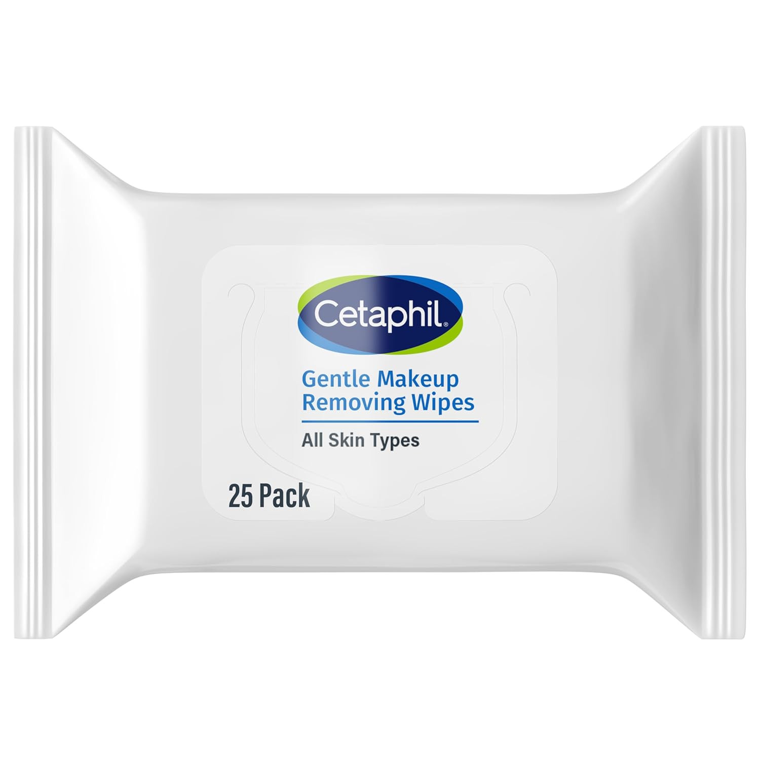Cetaphil Gentle Makeup Remover Face Wipes, Fragrance Free, 25 Count | Amazon (US)