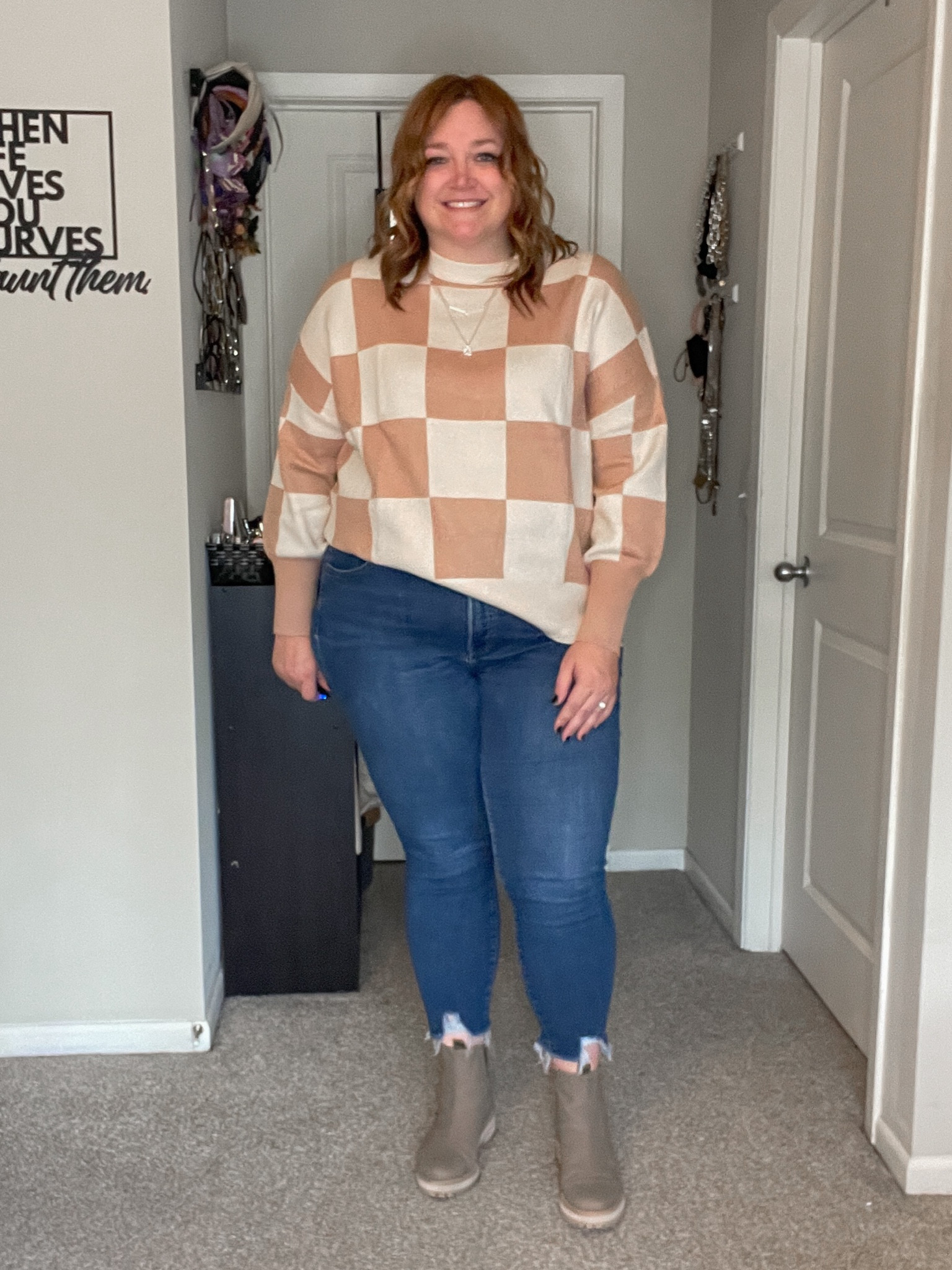 This Amazon sweater is too good. I got the XL based on the Amazon recommended size as a US 16/18 and that was the right size for me.

Tara10 at Miranda Frye to save.

#LTKxPrimeDay #LTKPlusSize #LTKFindsUnder50