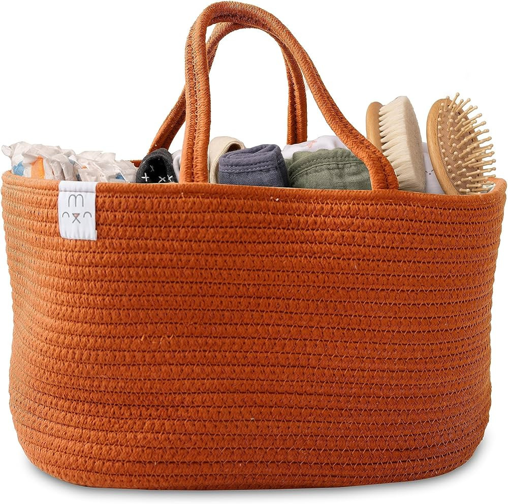 Natemia Premium Baby Diaper Caddy Organizer - Baby Gift Basket for Shower, Portable Diaper Organi... | Amazon (US)