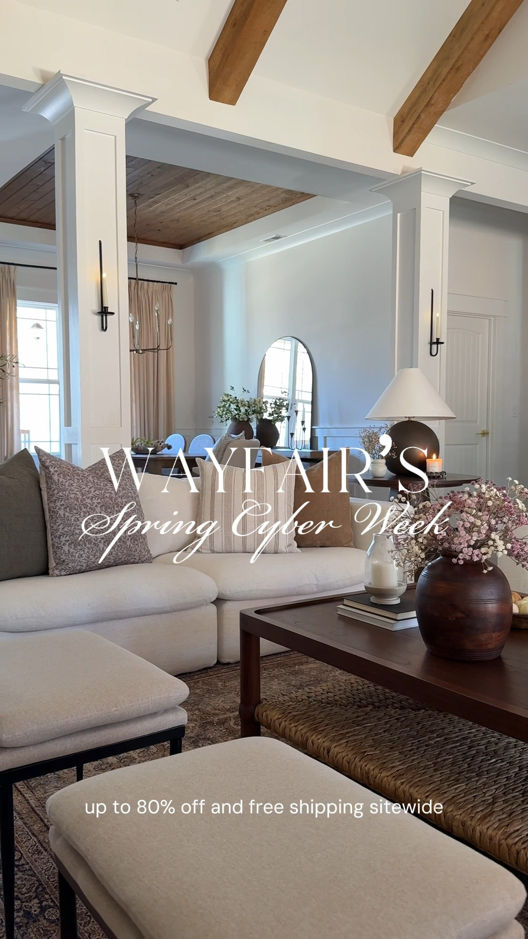 If you’ve been looking for an excuse to upgrade or improve parts of your home, now is the time! 👏🏻👏🏻 Wayfair’s Spring Cyber Week begins NOW 3/19- 3/23 where you can save up to 80% + sitewide free shipping! #wayfairpartner #wayfair #ad @Shop.LTK #liketkit 