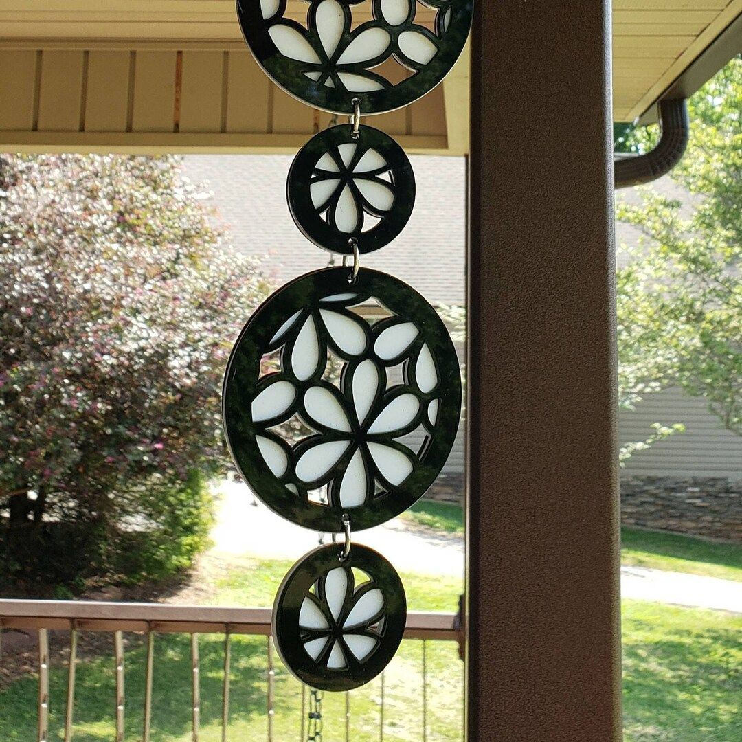 Flower Suncatcher - Porch Decor - Acrylic - Made to Order | Etsy (US)