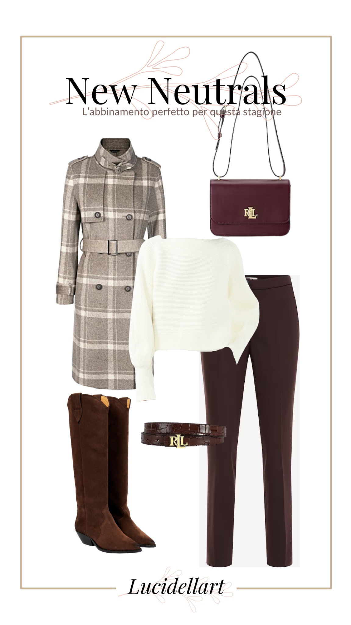 Outfit fall winter look inverno minimal chic marrone tortora e bianco per l’ufficio o il tempo libera

#LTKSeasonal #LTKstyletip #LTKeurope