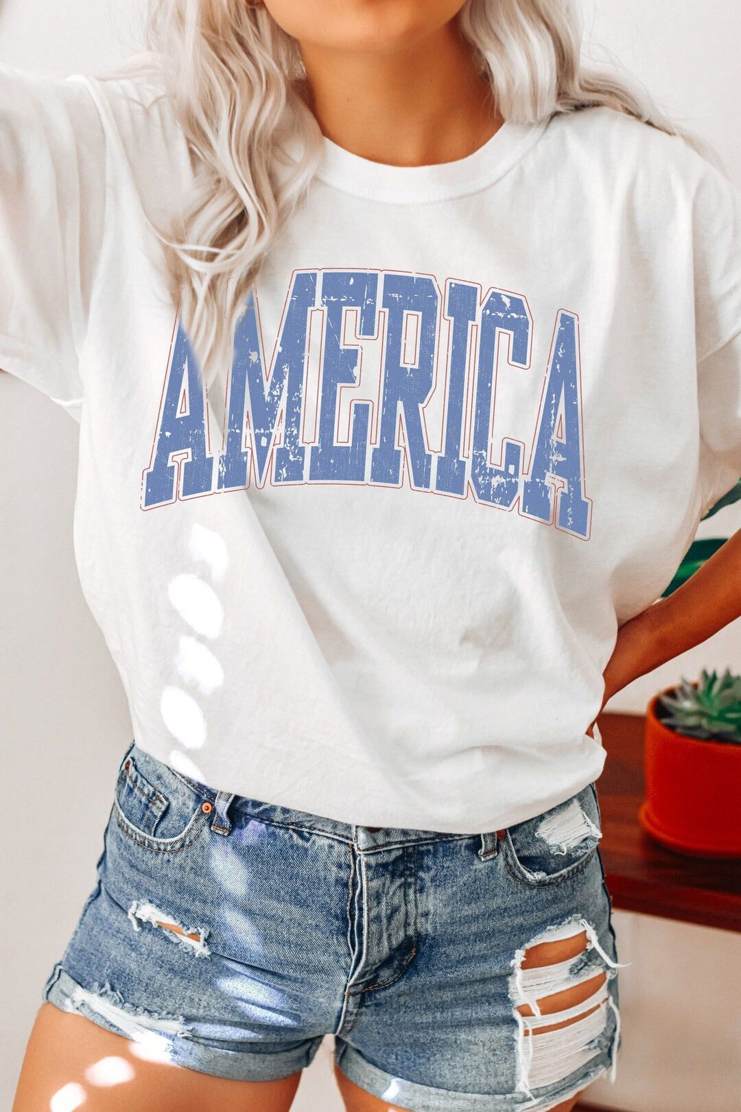 Retro America Tee | America The Beautiful | 4th Of July Shirt | Fourth Of July | Patriotic USA Gi... | Etsy (US)