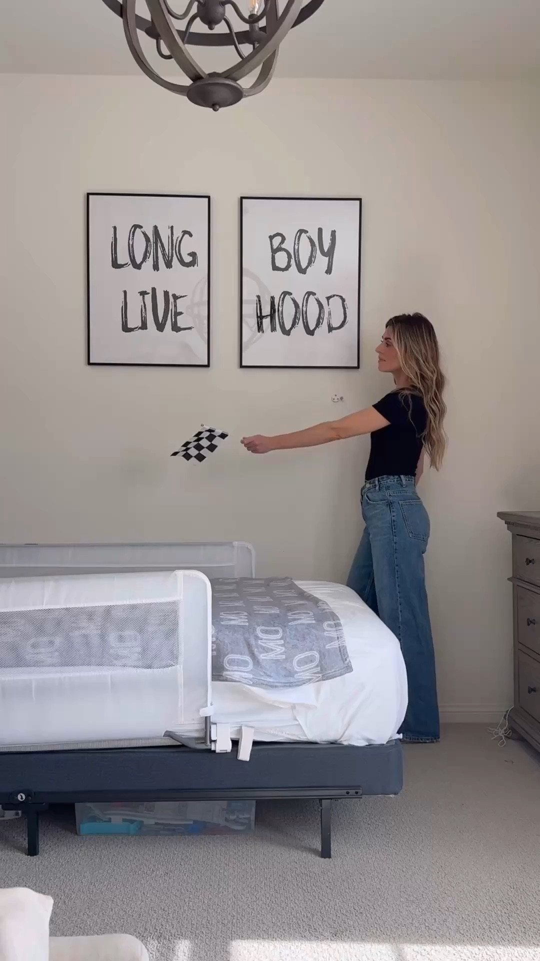 Big boy room refresh 🖤🏎️🤍
Wallpaper is from Wallblush! Grab it noe at 60% off during their Blush Day Sale ❤️

Big boy bedroom, racecar bedroom, boy bedroom, Amazon, Wallblush, Target, Lightning McQueen, kids bedroom, home decor, bedroom decor, bedroom refresh, 5 year old bedroom 


#LTKmomlife #LTKHome #LTKKids