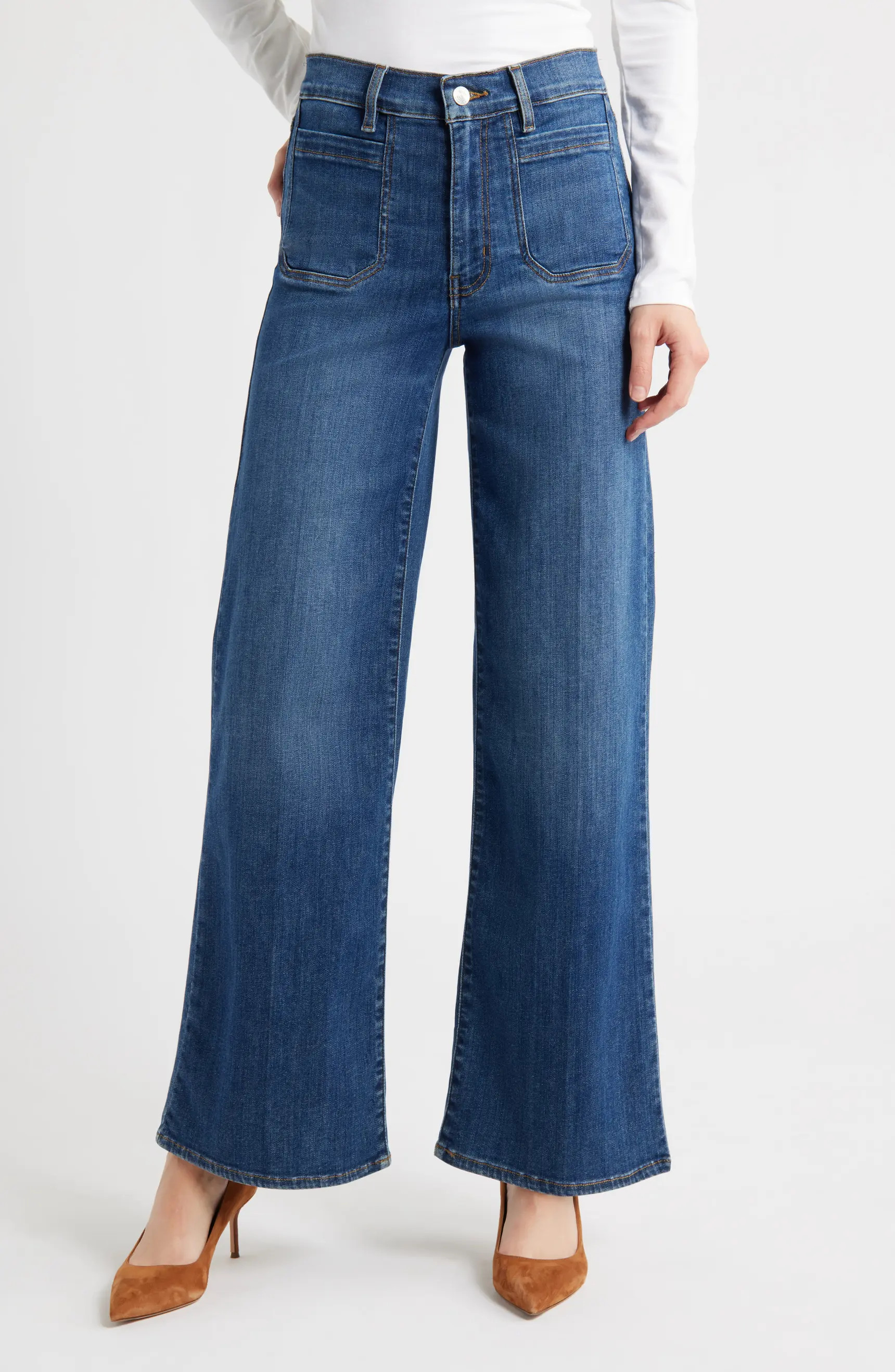 FRAME Le Slim Palazzo Jeans | Nordstrom | Nordstrom