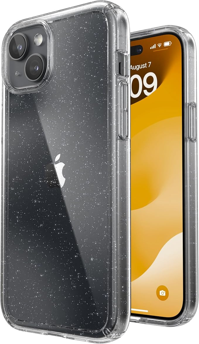 Speck Clear iPhone 15 Plus Case - Slim, Drop Protection - for iPhone 15 Plus & iPhone 14 Plus - S... | Amazon (US)