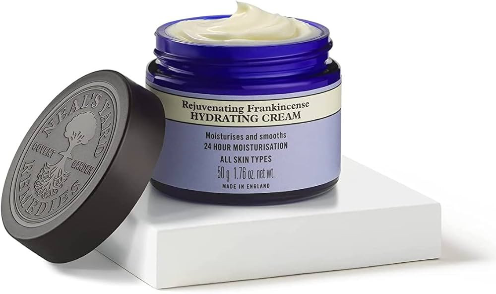 Neal's Yard Rejuvenating Frankincense Hydrating Cream with Hyaluronic Acid & Jojoba Oil, 24-Hour ... | Amazon (US)