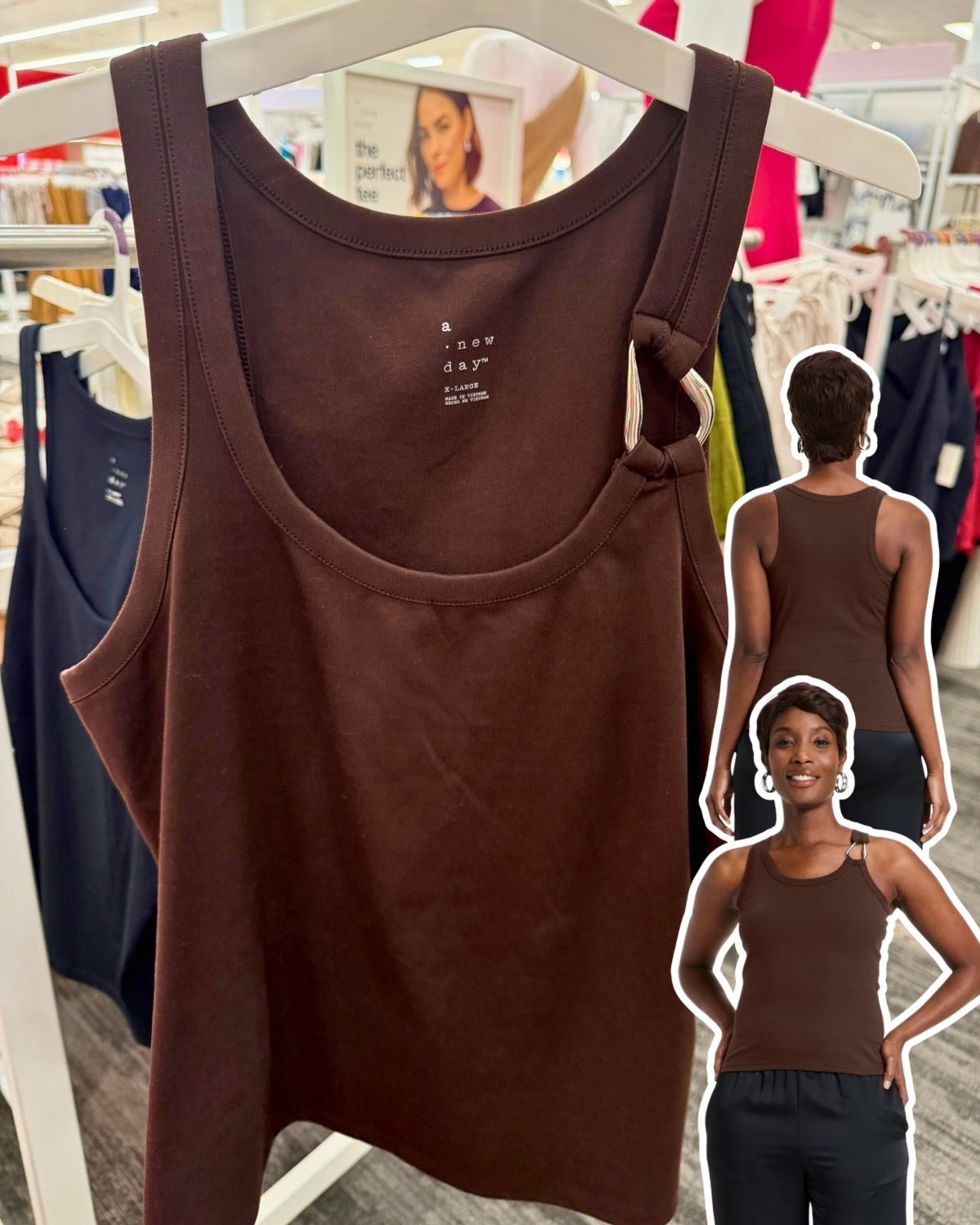 Ribbed tank top with hardware detail @Target

#LTKSeasonal #LTKMidsize #LTKootd