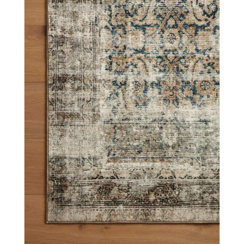 Amber Lewis x Loloi Morgan Navy / Sand Area Rug feat. CloudPile | Wayfair North America