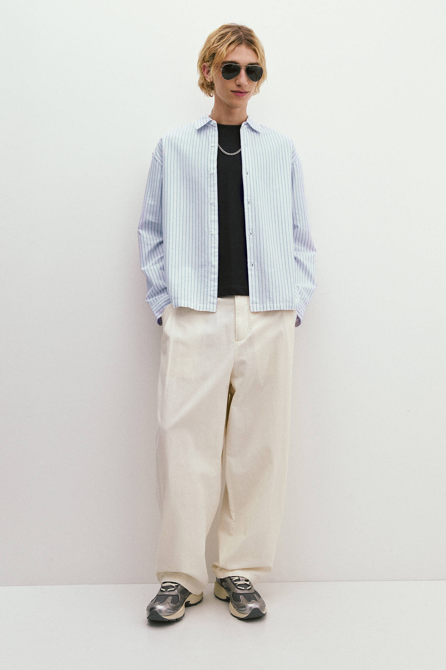 Striped shirt - pull&bear | PULL and BEAR UK