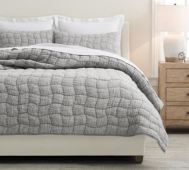 Cloud Linen Handcrafted Quilt & Shams | Pottery Barn (US)