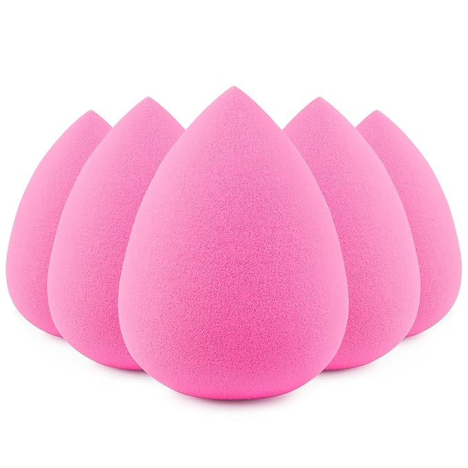 BEAKEY 5 Pcs Makeup Sponge Set, Paw Paw Sponge, Foundation Cosmetic Blending Latex Free Beauty Sp... | Amazon (US)