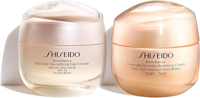 Shiseido Benefiance Wrinkle Smoothing Day Cream (50 mL) + Benefiance Overnight Wrinkle Resisting ... | Amazon (US)