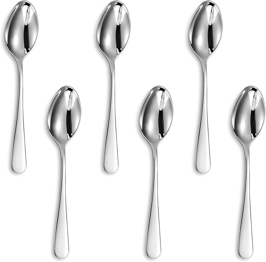 Premium Louise 6-Piece 5.6-Inch 18/10 Small Spoons (5.6 inches, 6) | Amazon (US)