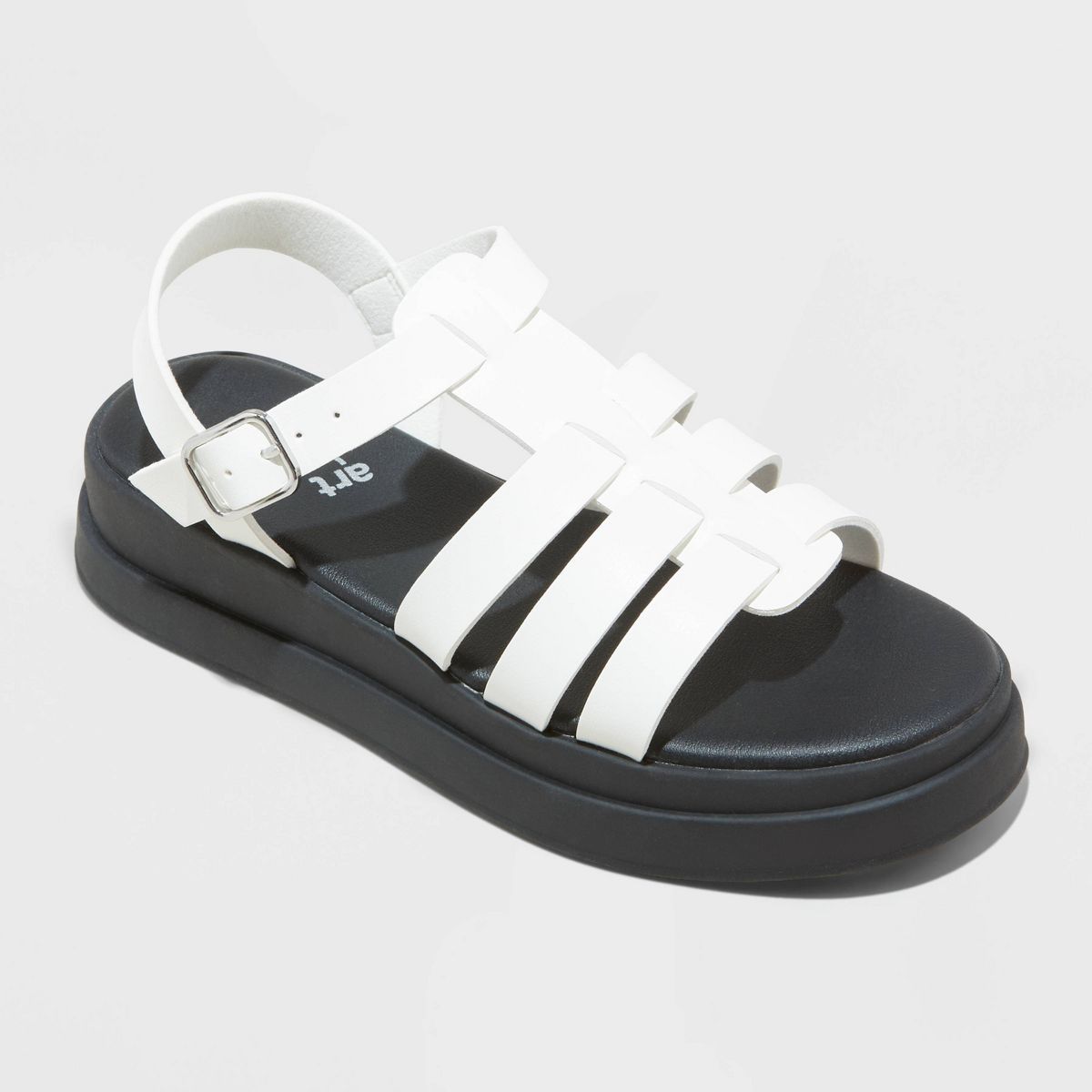 Kids' Kassia Buckle Platform Sandals - art class™ White | Target