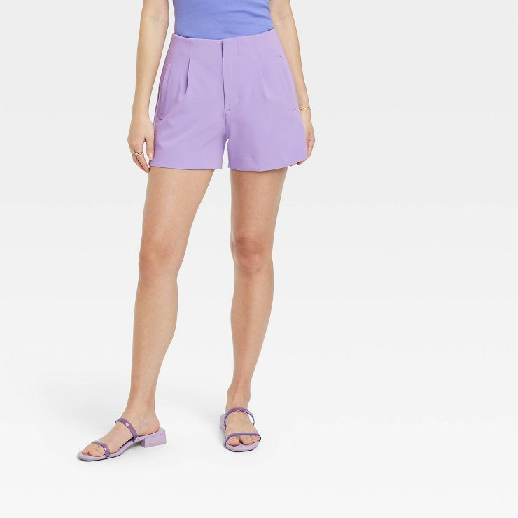 Women's High-Rise Tailored Shorts - A New Day™ | Target