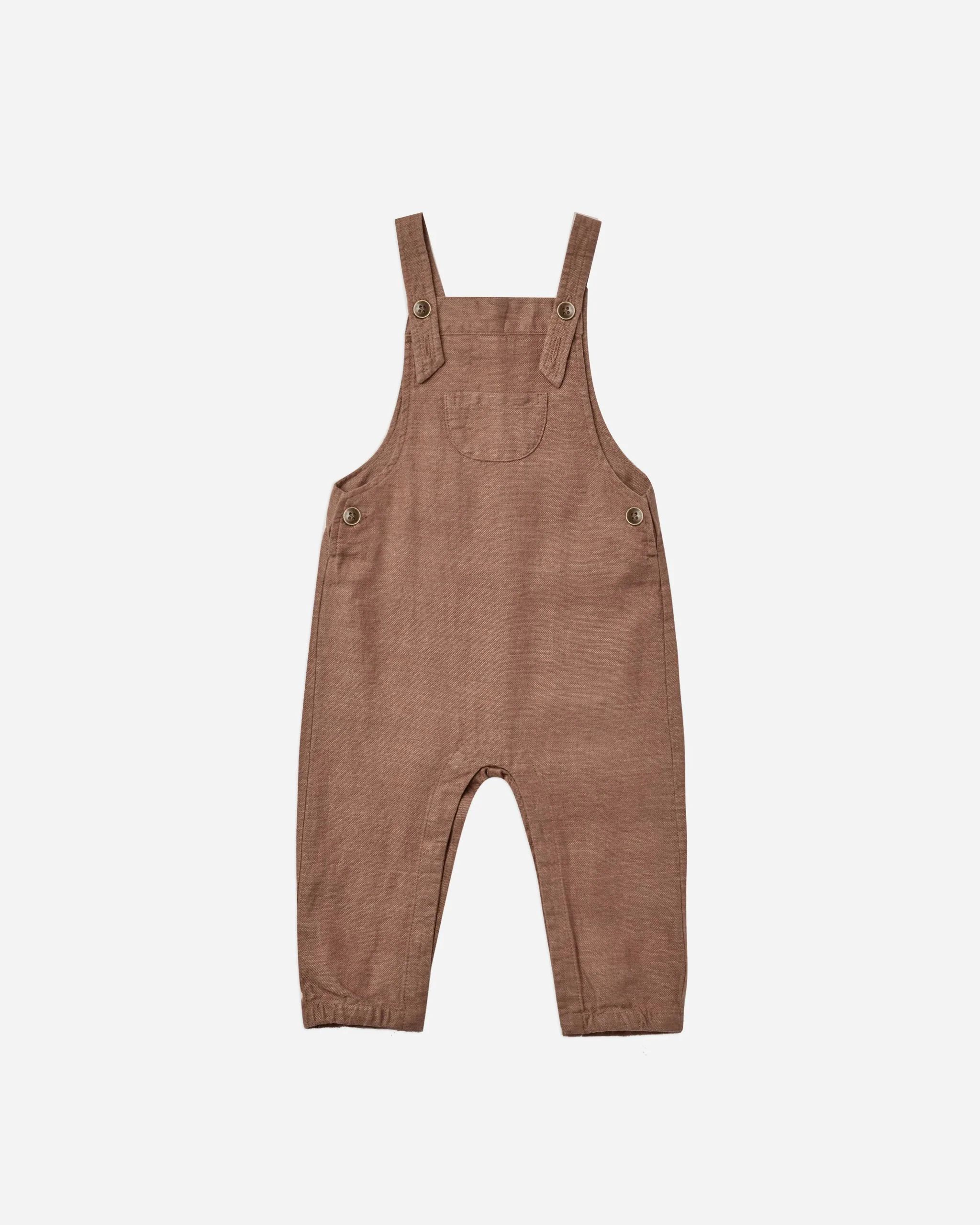 baby overalls || mocha | Rylee + Cru