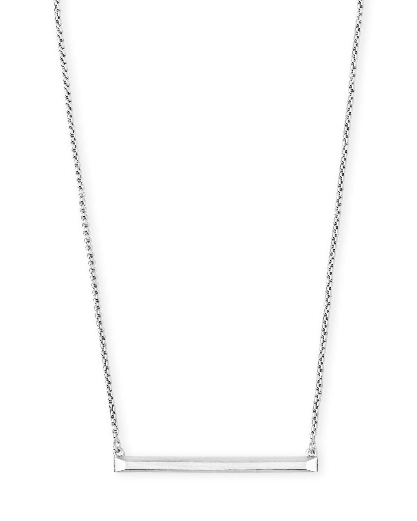 Kelsey Pendant Necklace in Bright Silver | Kendra Scott | Kendra Scott