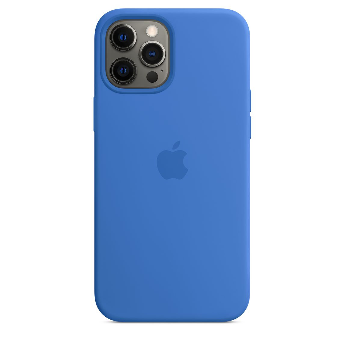 iPhone 12 Pro Max Silicone Case with MagSafe - Capri Blue | Apple (US)