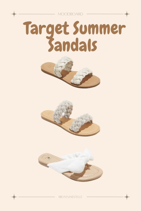 Target fashion. Target style. Target Sandals. Flat sandals. Summer sandals. 

#LTKFind #LTKstyletip #LTKunder100