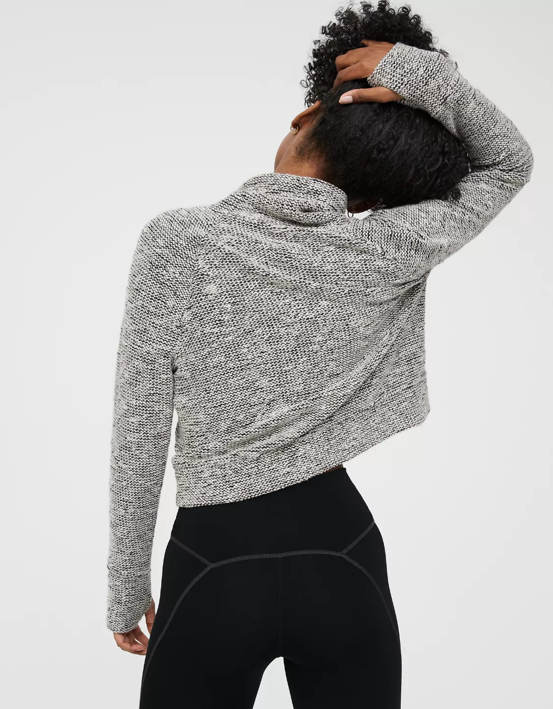OFFLINE By Aerie Snowday Mock Neck Sweatshirt | Aerie