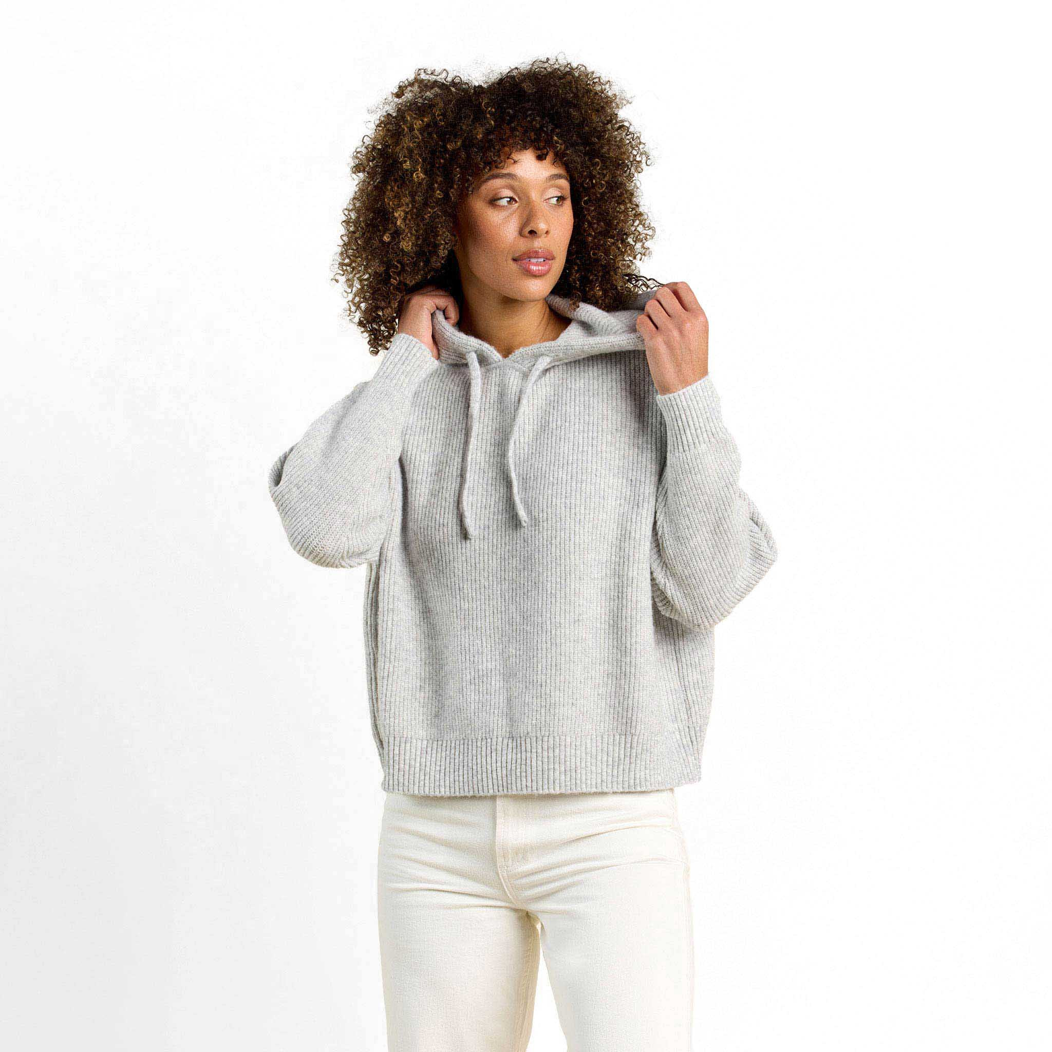 Ribbed Sweater Hoodie | Nuuds US