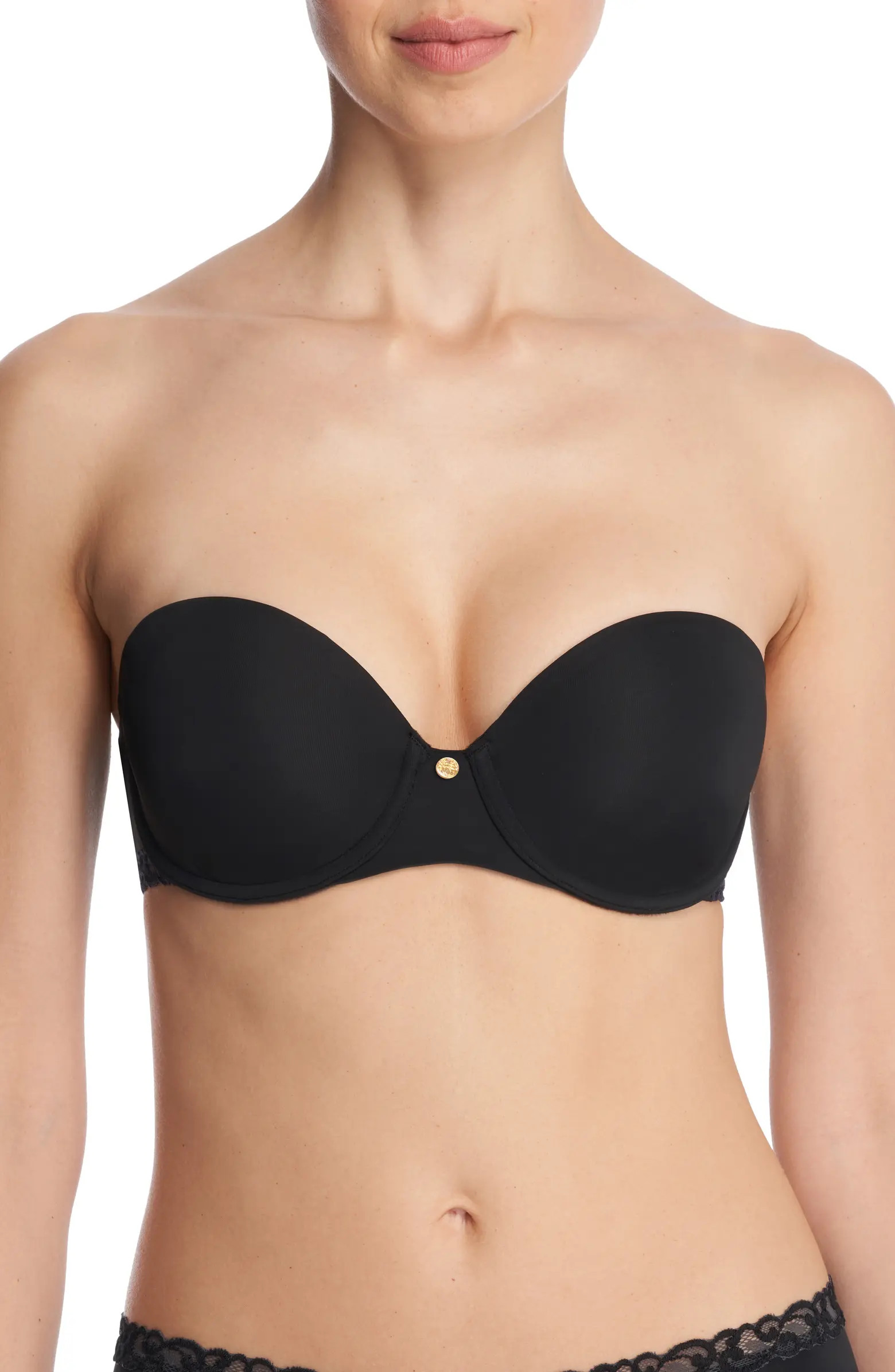 Pure Luxe Strapless Contour Underwire Bra | Nordstrom