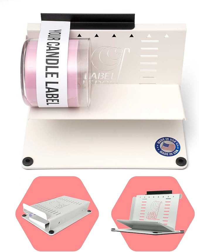 Made in USA - Precise Label Applicator Bottle & Jar-Labeling Must-Have, Manual Labeling Machine f... | Amazon (US)