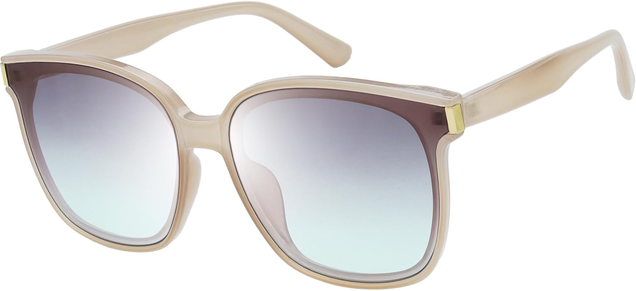The Fresh Women's Oversized Square Hybrid Butterfly Fashion Sunglasses - Exquisite Packaging | Amazon (US)