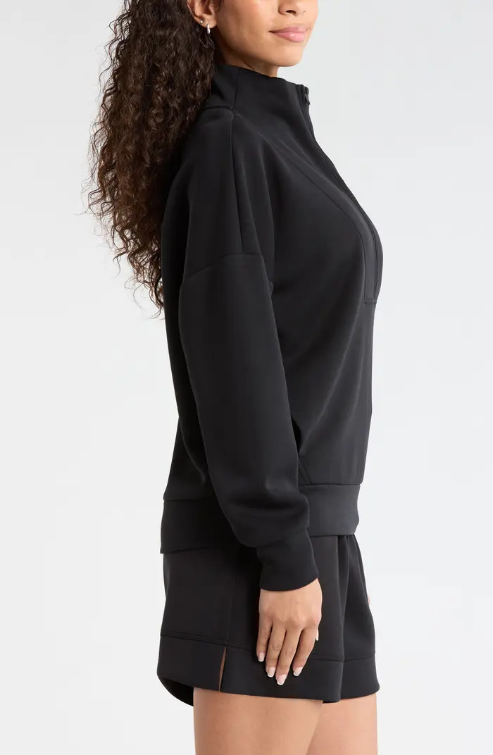 Zella Soft Luxe Half Zip Pullover | Nordstrom | Nordstrom