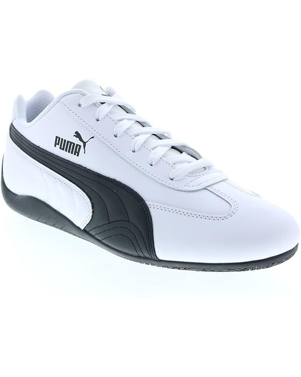 PUMA Mens Speedcat Shield Lace Up Sneakers Casual Shoes Casual - White | Amazon (US)