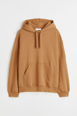 Oversized Fit Cotton Hoodie | H&M (US + CA)
