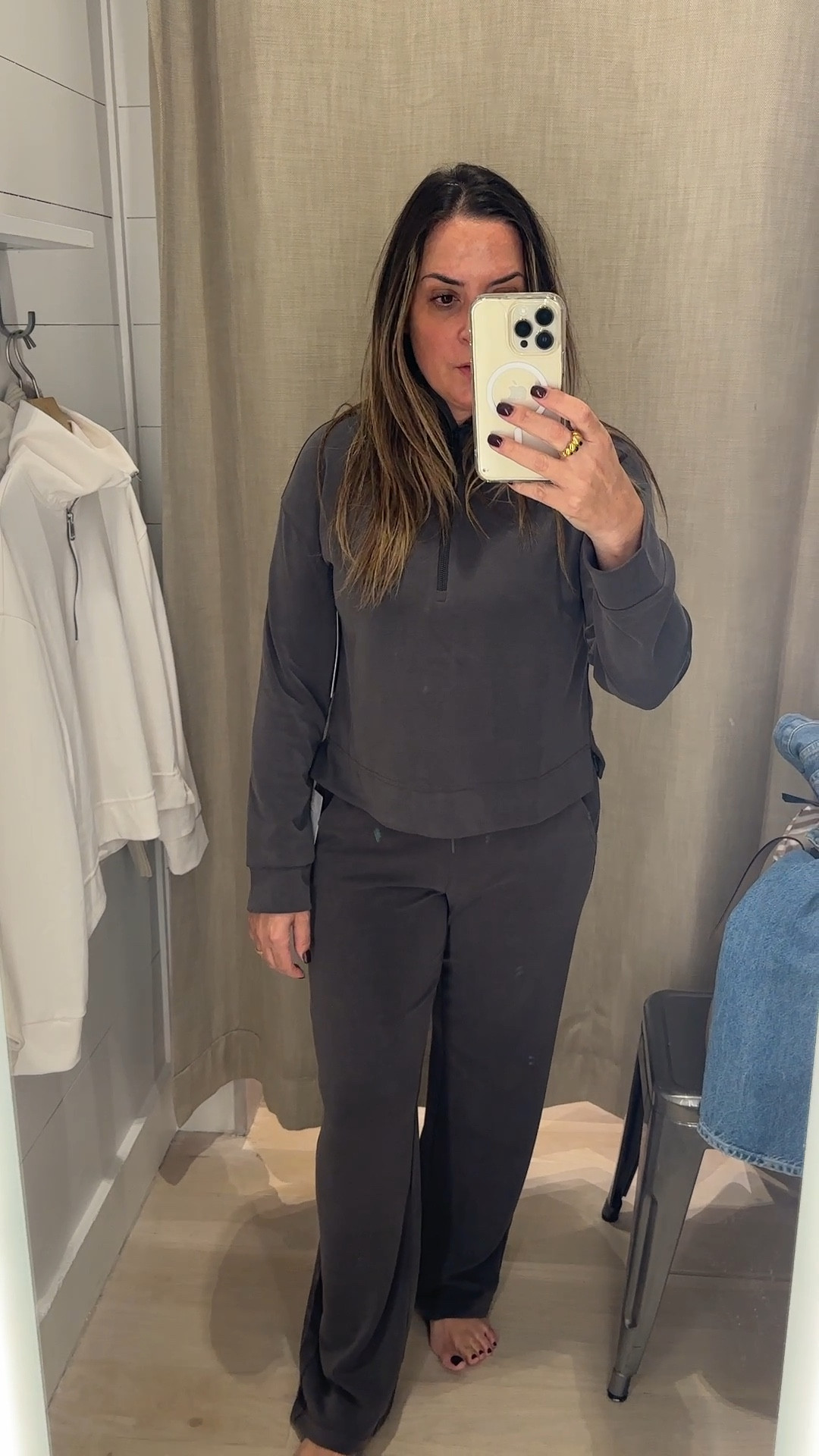 Absolutely love this set! So comfortable and mixes well with other pieces. Color is called truffle
Set sold separately 
I’m wearing a small in both 

#LTKFindsUnder100 #LTKActive #LTKOver40