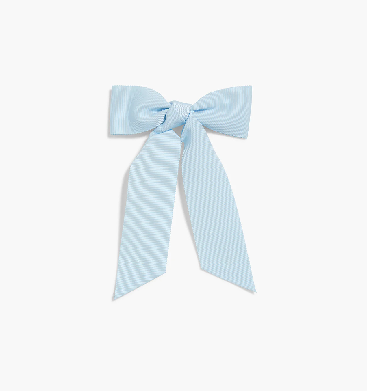 The Belle Bow - Powder Blue Grosgrain | Hill House Home