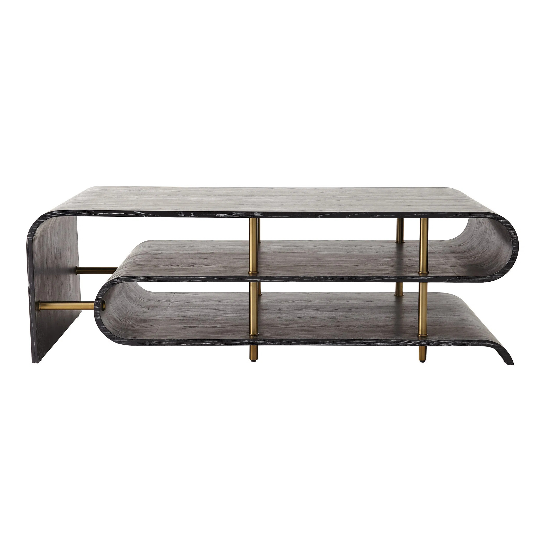 Traverse Coffee Table-Ebony Cerused | Perigold